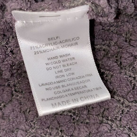 Listicle duster knit cardigan size medium with pockets - Picture 6 of 6